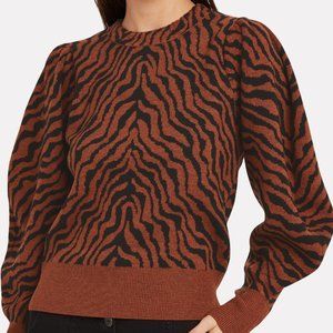 Ulla Johnson Zebra Jacquard Sweater